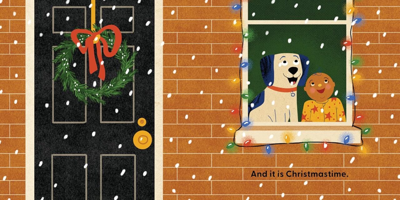 Children's Christmas Book Review Dog's First Christmas page