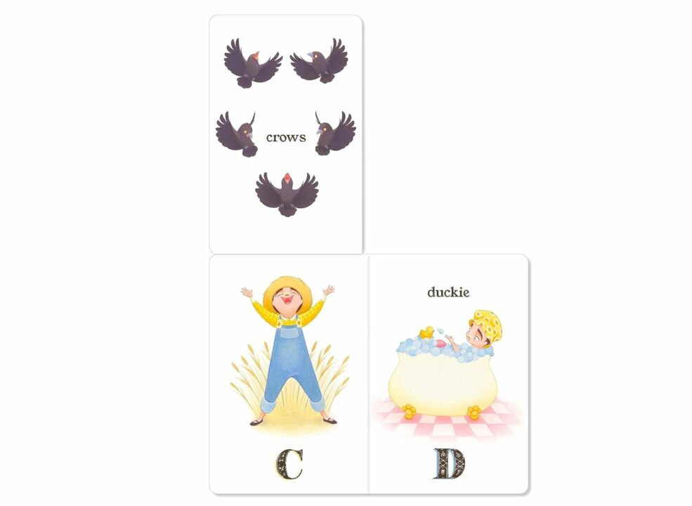 Flora and Friends ABC page