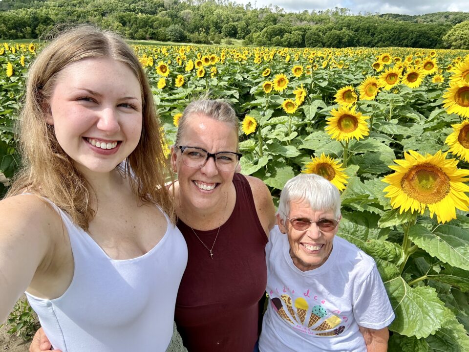 Reagan Stacie Mom at Sunflower Field