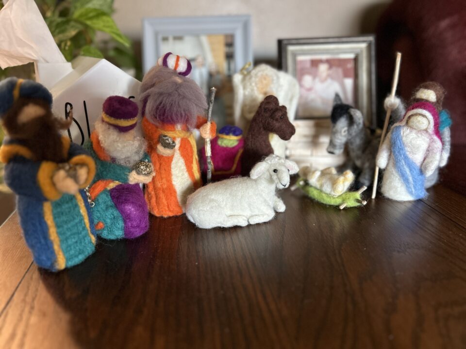 Felted Wool Nativity